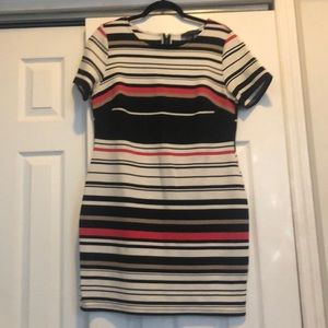 Stripped BodyCon Dress